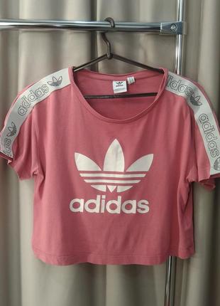 Футболка вкорочена adidas2 фото