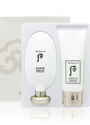 Люксовый набор для осветления кожи the history of whoo gongjinhyang seol brightening peeling gel