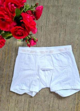 Чоловічі котонові, бавовняні, хлопкові трусики  боксери sloggi shirt stop h asos білі