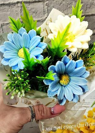 Букет из мыла .ромашки .