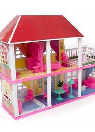Домик для кукол двухэтажный арт. 6980 топ