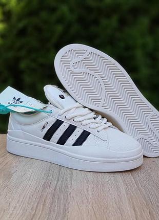 Кроссовки Steg ut i fjäderlätt adidas komfort белые с черным