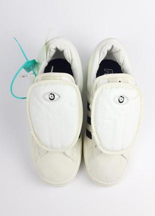 Кросівки adidas campus x bad bunny білі з чорним4 фото