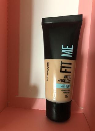 Тональный крем fit me тон 112