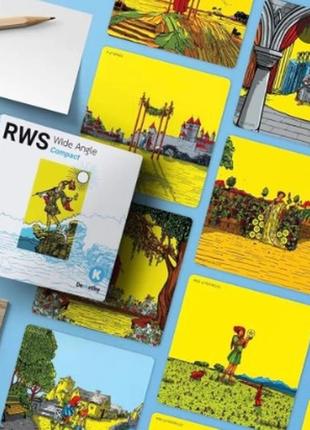 Ширококутне таро уейта rws wide angle гадальні карти квадратне таро колода розмір 7x7