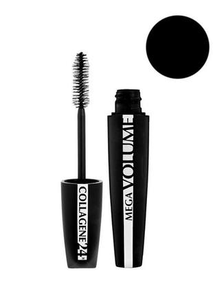 L`oreal paris mega volume collagen plus 24h туш для вій (чорна)