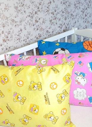 Дитяча подушка 60х40 подушка дитяча 60 40 дитяча подушка гіпоалергенна  60 на 40