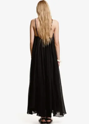 Бавовняна сукня максі h&m 12376760013 фото