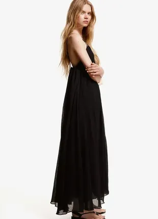 Бавовняна сукня максі h&m 12376760014 фото