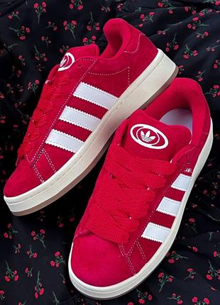 Женские кроссовки campus red