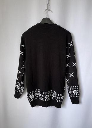 Свитер новогодний джемпер дарт вейдер звездные войны star wars darth wader черный...