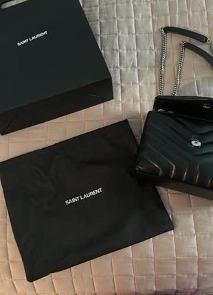 Сумка saint laurent loulou small4 фото