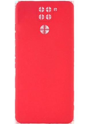 Чехол на xiaomi redmi note 9 pro (красный)