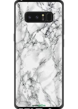 Чохол на samsung samsung note 8 мармур білий "4480b-1020-8094", надійний захист на телефон