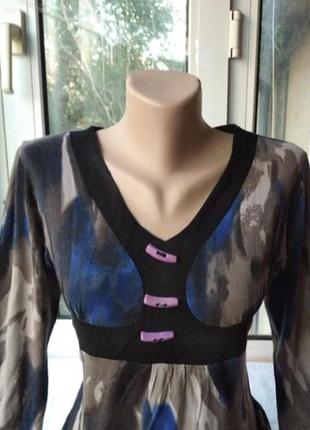 Вискозная трикотажная блуза блузка туника4 фото