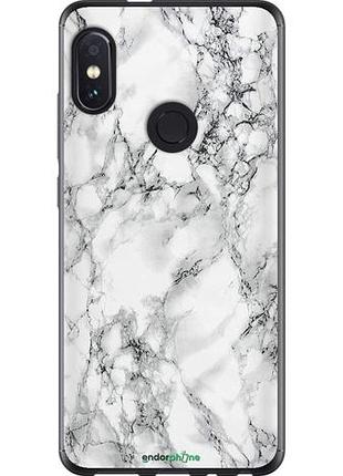 Чехол на xiaomi redmi note 5 мрамор белый "4480u-1516-8094", надежная защита для мобильных телефонов