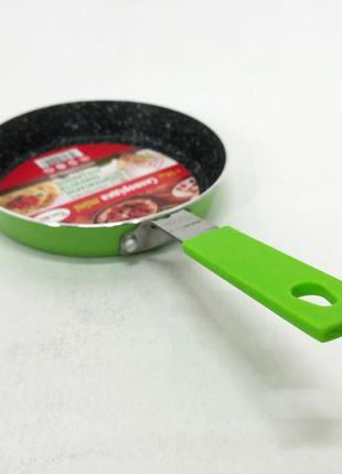 Антипригарна сковорода con brio cb-1414 14 см, сковорода для дому, сковорода зручна zv-926 на кухню