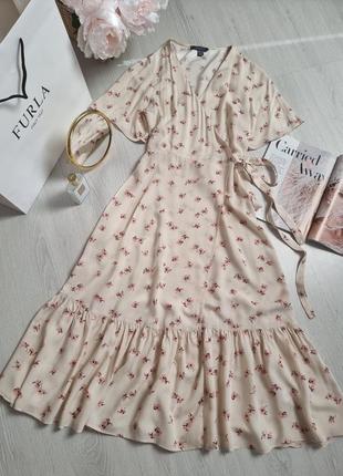 Платье миди на запах primark