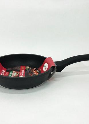 Якісна сковорода con brio св-2025 20 см  сковорода з індукційним дном  сковорода з kz-980 товстим