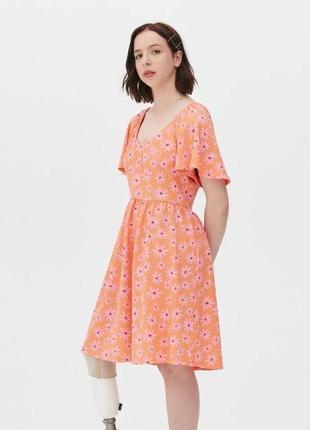 Волшебное летнее платье в цветочный принт от primark размер 38 (m )