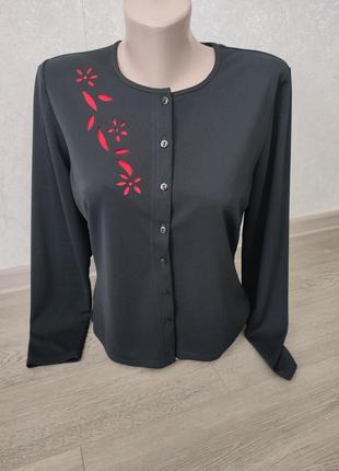 Жіночий кардиган,жакет укорочений з перфорацією
