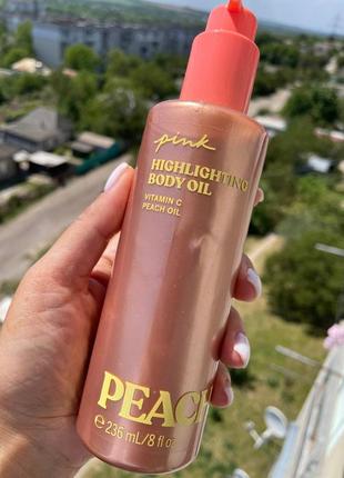Бронзер, хайлайтер victorias secret pink, вікторія сікрет пінк