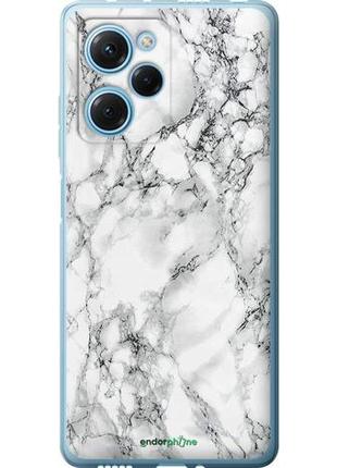 Чехол на xiaomi poco x5 pro 5g мрамор белый "4480u-3027-8094", надежная защита для мобильных телефонов