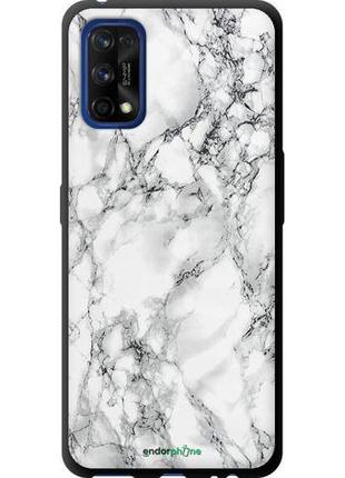 Чохол на realme 7 pro мармур білий "4480b-2082-8094", надійний захист для мобільних телефонів