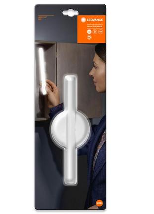 Світильник з акумулятором ledvance ledstixx 2вт/4000к/150лм/800маг сірий (4058075399723)2 фото