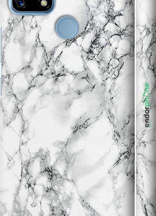 Чохол на realme c21 мармур білий "4480m-2321-8094", надійний захист для мобільних телефонів