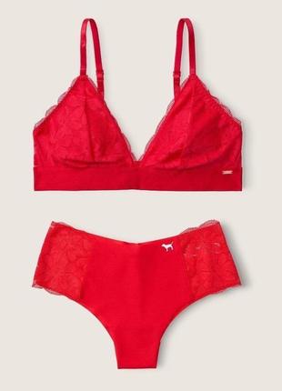 Бюстгальтер без підкладки з мережива, топ victoria’s secret pink оригінал