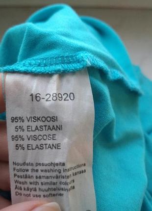 Вискозная трикотажная блуза блузка туника большого размера