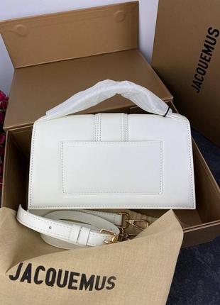 Сумка кросс боди premium 1;1 высочайшее качество jacquemus white2 фото