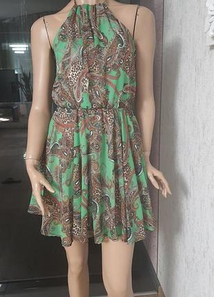 Сукня сарафан шифон miss komfort туреччина летнее платье шифоновое