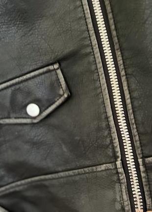 Косуха oversize з потертостями bershka4 фото