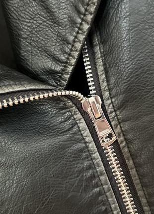 Косуха oversize з потертостями bershka6 фото