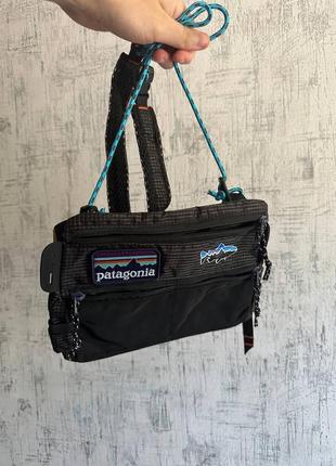 Сумка patagonia, мессенджер, патагония