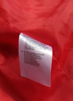 Красный двубортный пиджак/жакет с красивыми пуговицами6 фото