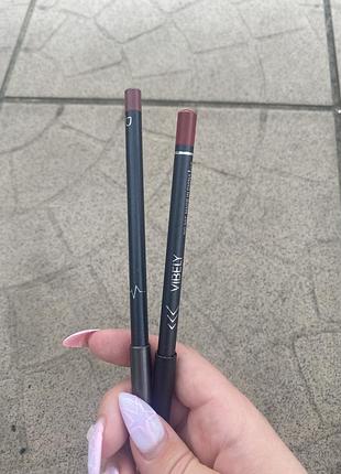 Контурні олівці для губ, червоний/нюдовий