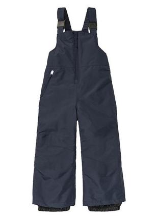 Теплий напівкомбінезон мембранний (3000мм) для хлопчика lupilu bionic-finish® eco 427317 110-116 см (4-6 years) темно-синій