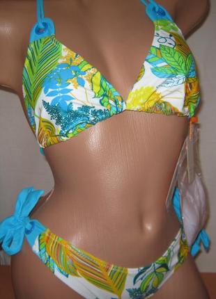 Купальник раздельный sisianna бюст и плавки с рисунком размеры 38 и 40