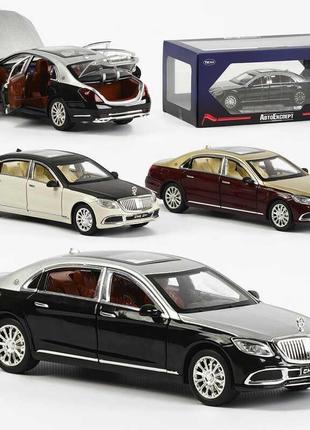 Машина металопластик gt - 7618 (24/2) "авто експерт преміум", 3 кольори, 1:24, звук, світло, інерція,