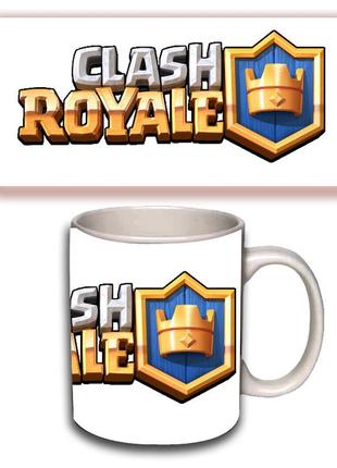 Чашка белая clash of clans (z0635)