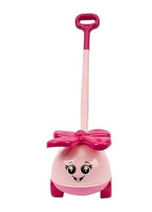 Детская игрушка-каталка вертолет 9413txk в сетке розовый топ