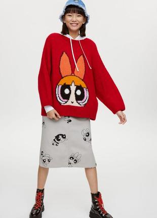 Тепла кофта оверсайз h&m,p. m