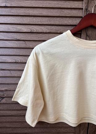 Укороченная футболка h&m