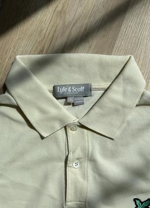 Поло lyle &amp; scott мужская футболка с воротником4 фото