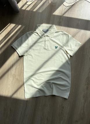 Поло lyle &amp; scott мужская футболка с воротником
