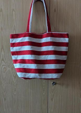 Пляжна коттонова сумка