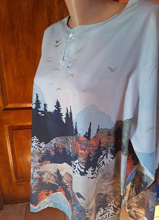 Очень интересная блуза большой размер 52/54